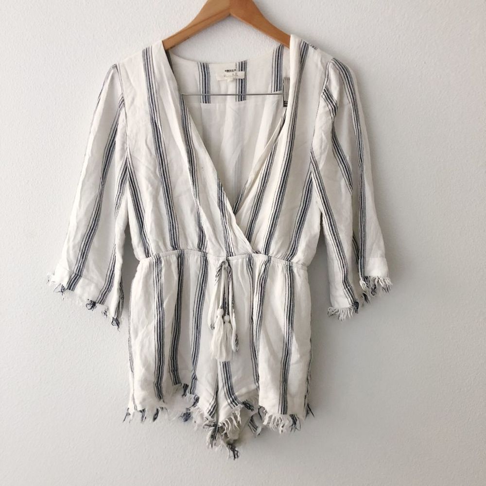 Honey Belle Striped Romper